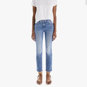 MOTHER Blue Ankle Jeans